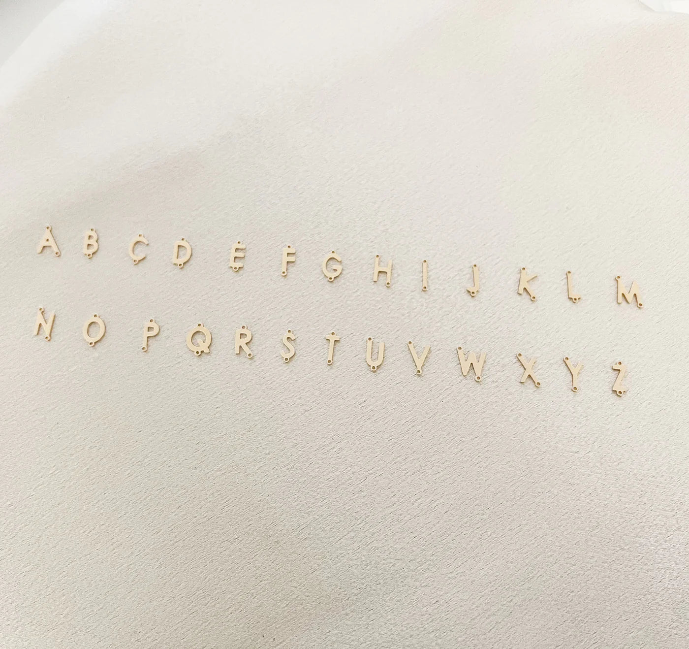 Gold Initial Connector