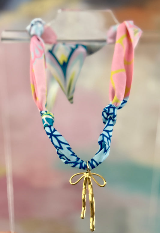 Safari Sweetheart Twilly Scarf Necklace