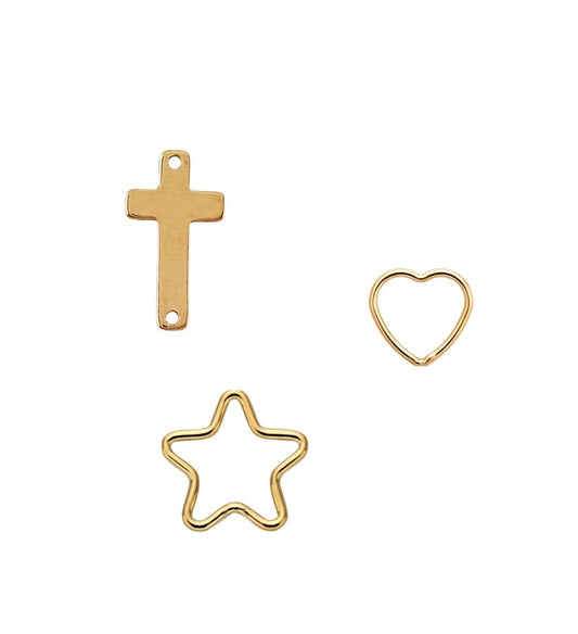 Heart, Cross, Star Connector